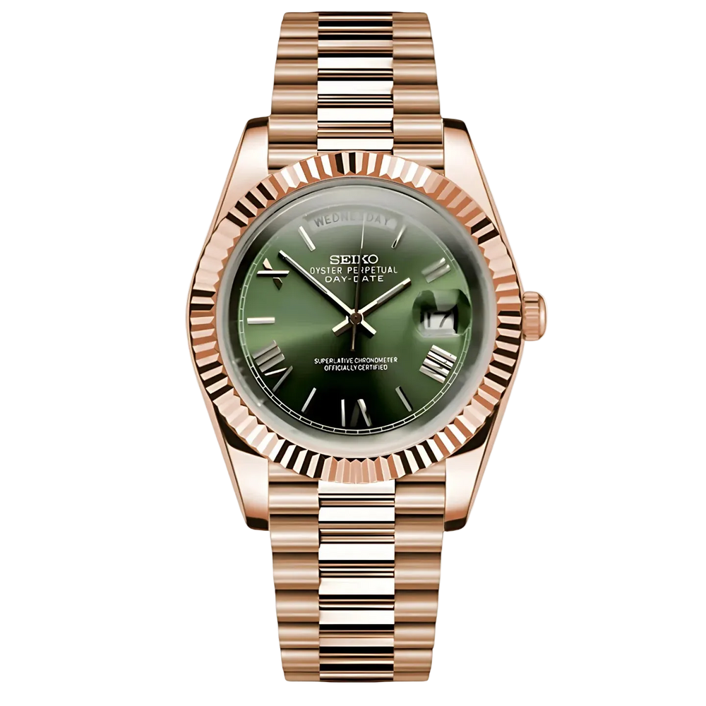 Seikodate or rose vert olive romain