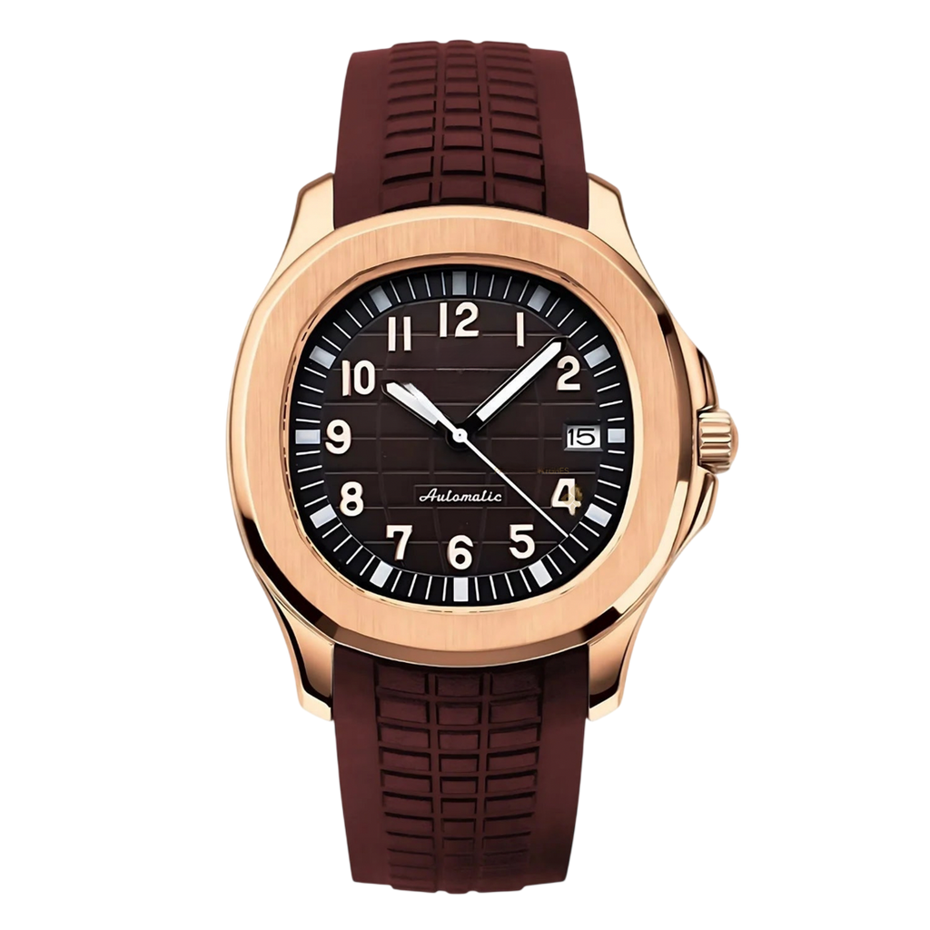 AQUANAUT MOD ROSE GOLD BROWN