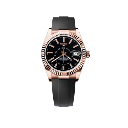 Sky Dweller Mod — Rosé Caoutchouc