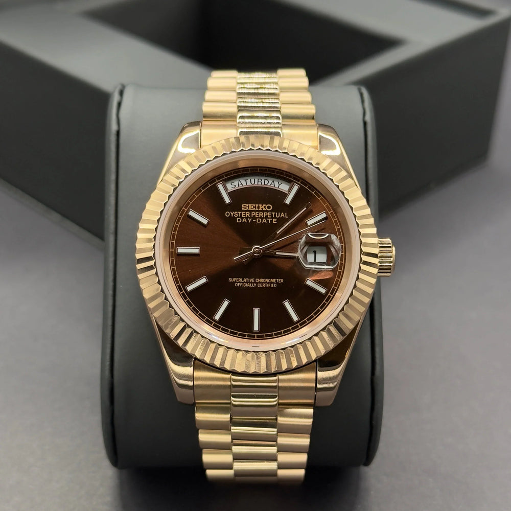 DAYDATE PRESIDENT MOD (CHOCOLAT)